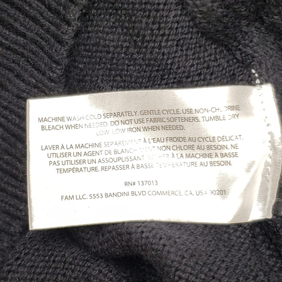 New Banana Republic Women's Black Dark Blue Knit Sweater Size XL - Picture 9 of 13